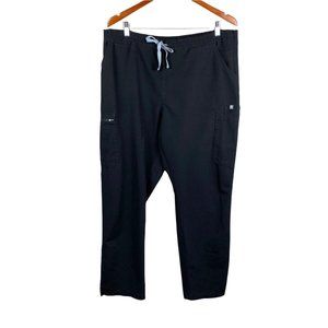 FIGs black Yola Skinny Scrub Pants women's xl